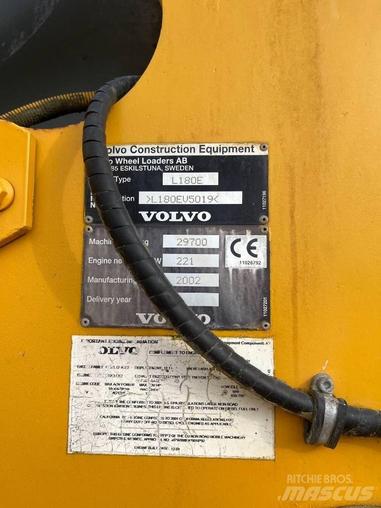 Volvo L 180 E Φορτωτές με λάστιχα (Τροχοφόροι)