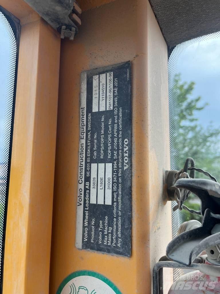 Volvo L 180 E Φορτωτές με λάστιχα (Τροχοφόροι)
