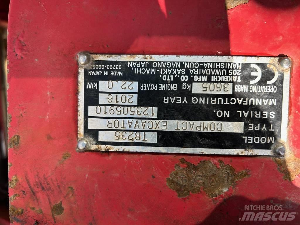 Takeuchi TB 235 Εκσκαφάκι (διαβολάκι) < 7t