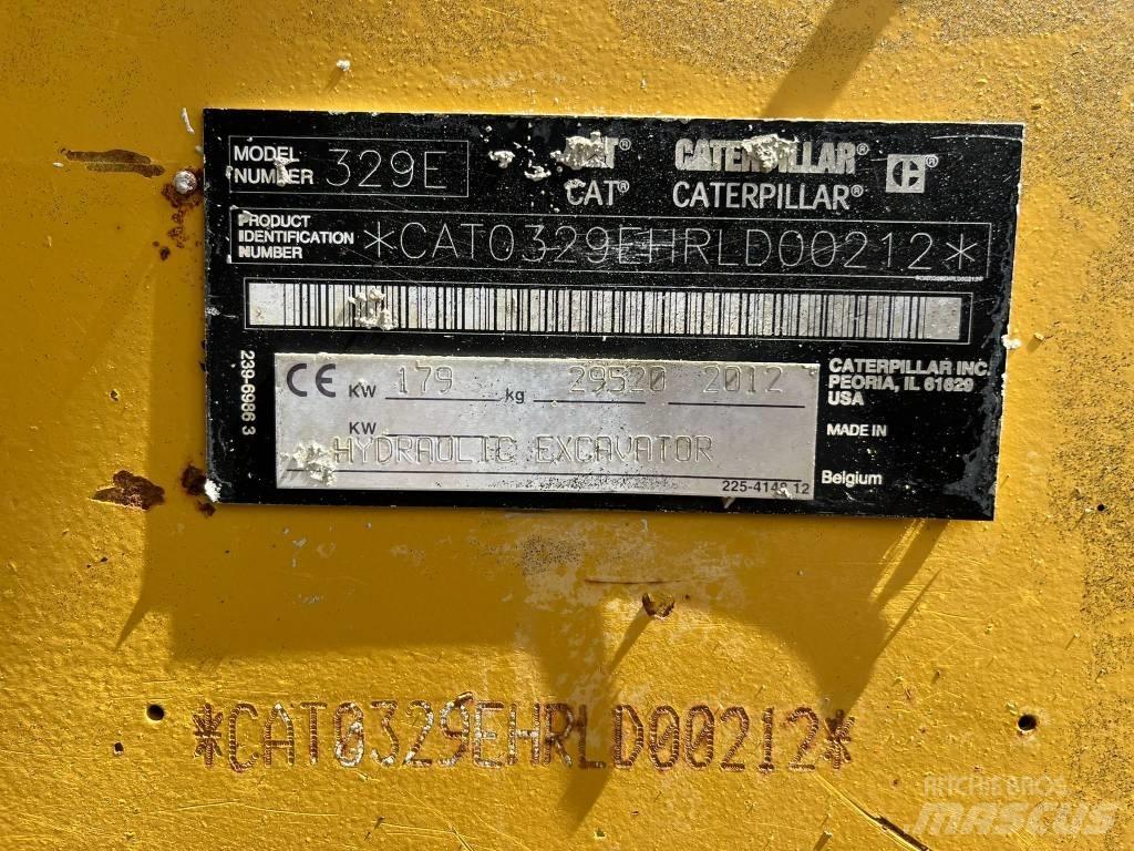 CAT 329 E LN Εκσκαφείς με ερπύστριες