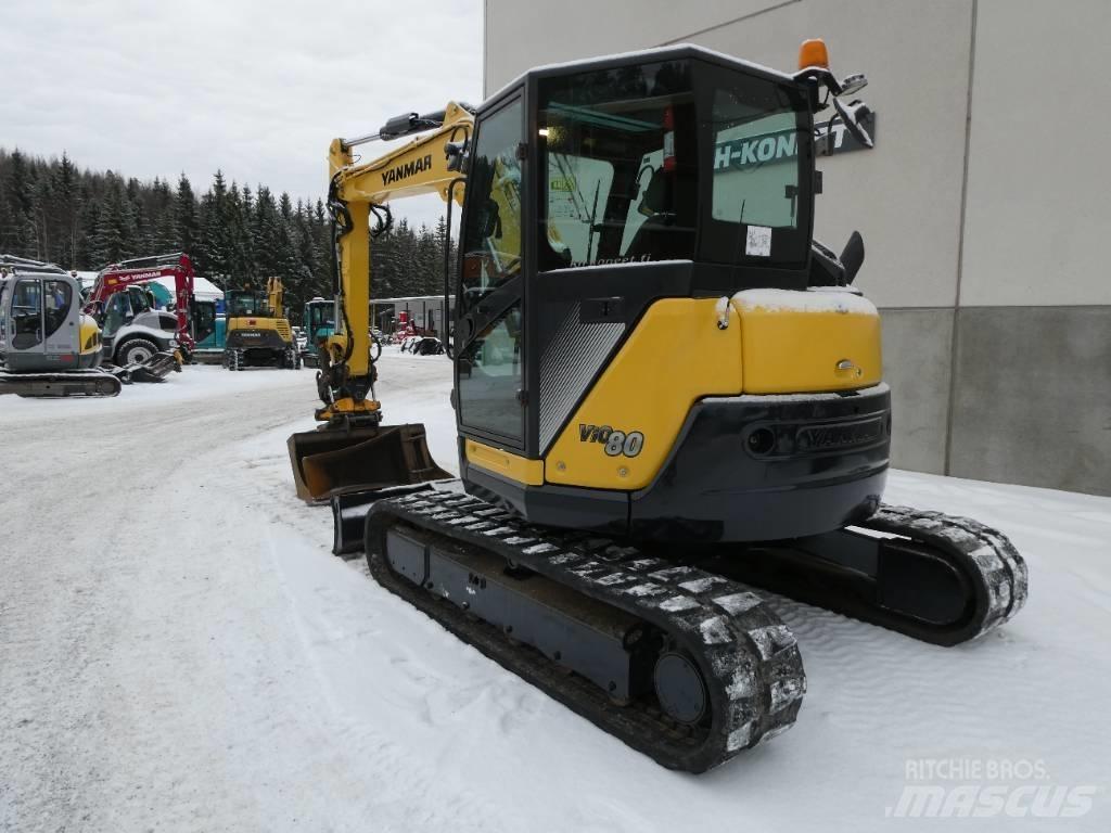 Yanmar Vio 80-1A Μίνι εκσκαφείς 7t - 12t