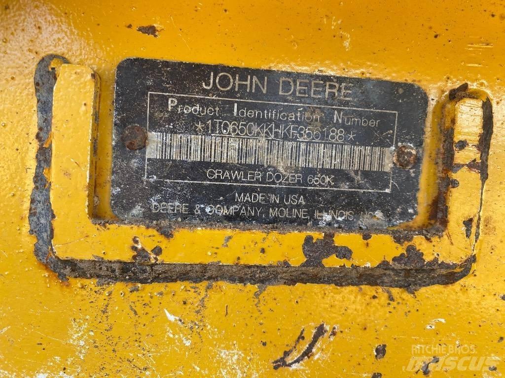 DEERE 650K LGP Μπουλντόζες με ερπύστριες