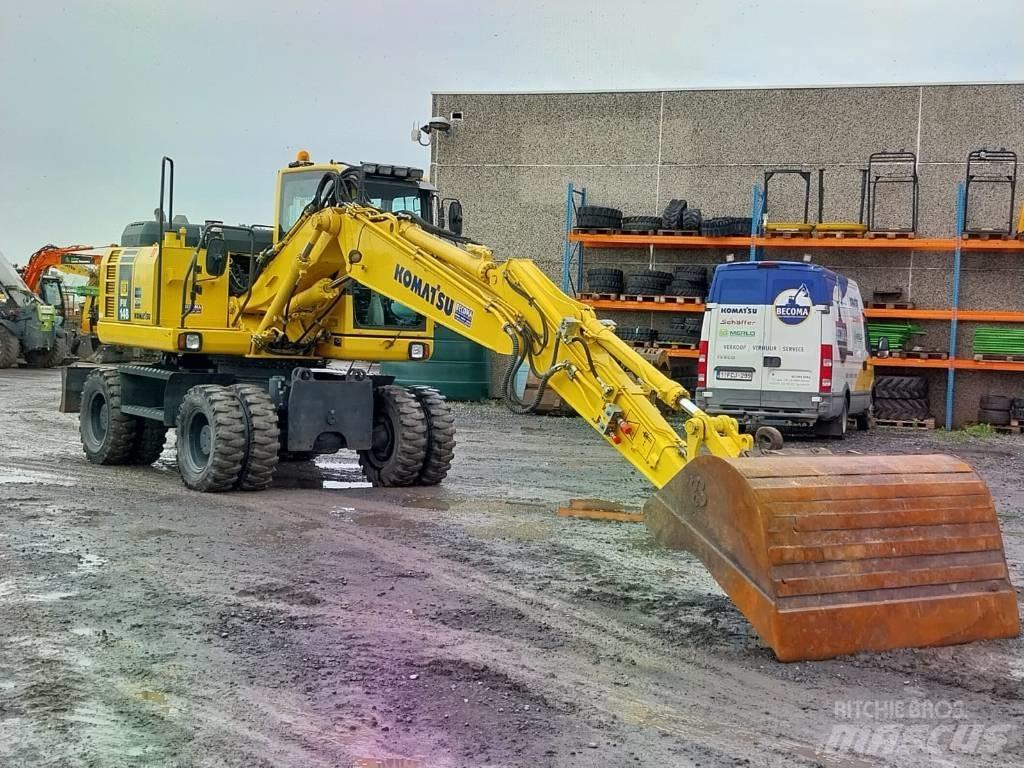 Komatsu PW148-8 Εκσκαφείς με τροχούς - λάστιχα