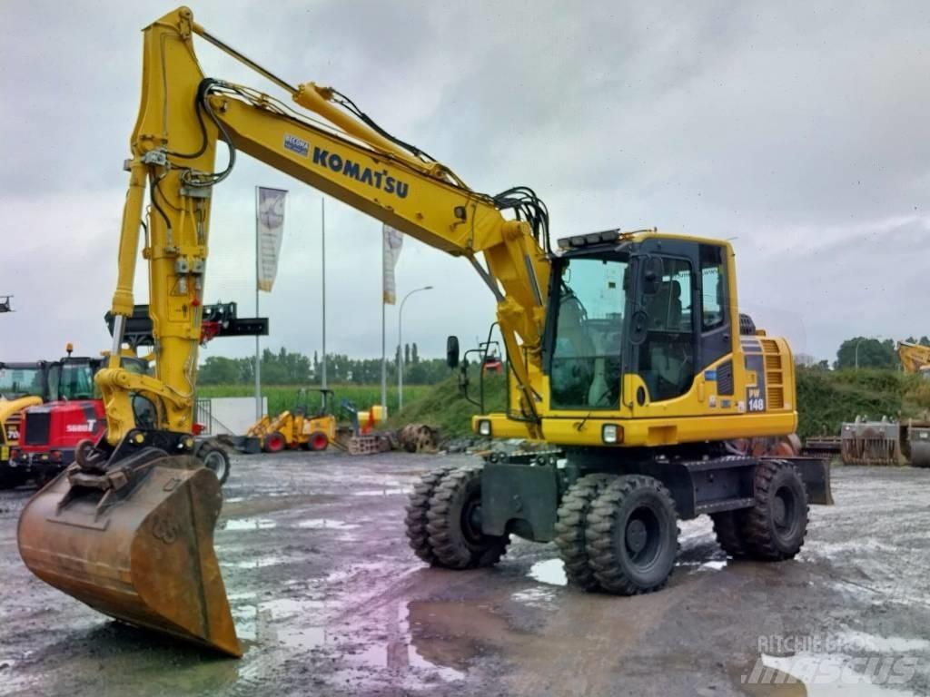Komatsu PW148-8 Εκσκαφείς με τροχούς - λάστιχα