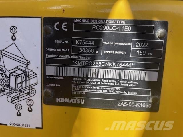 Komatsu PC 290 LC-11 Εκσκαφείς με ερπύστριες