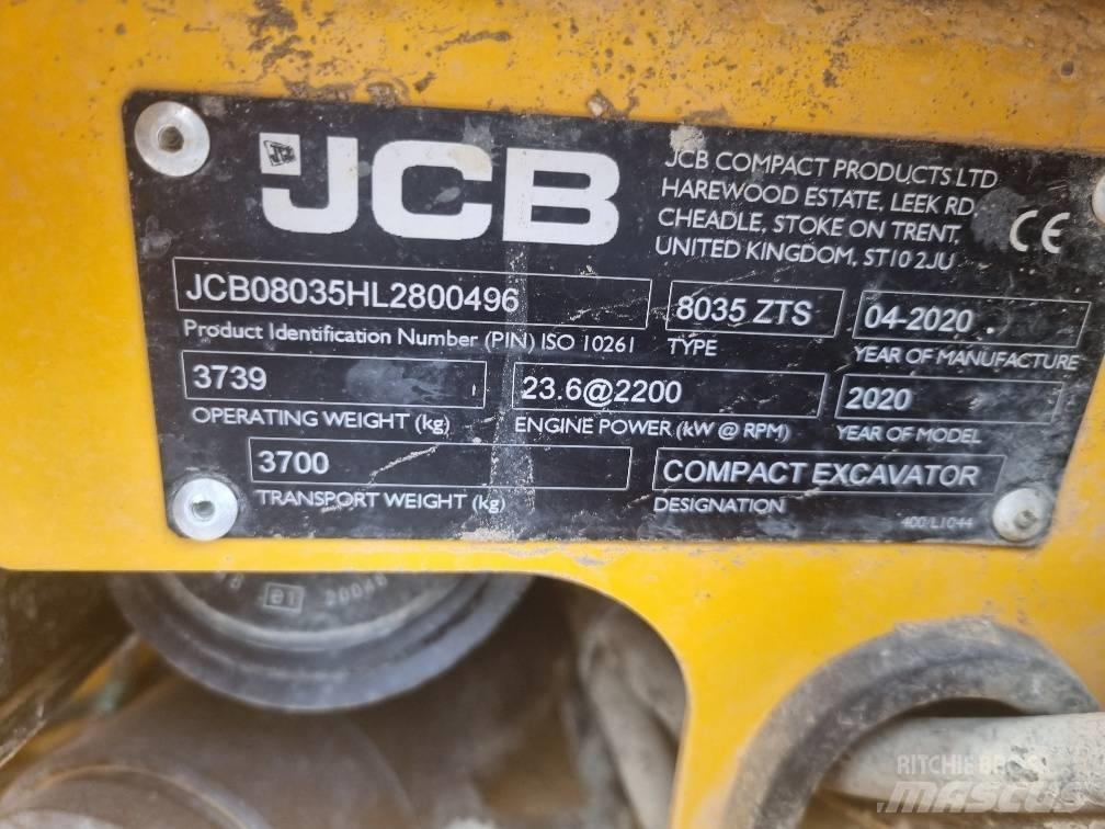 JCB 8035 ZTS Εκσκαφάκι (διαβολάκι) < 7t