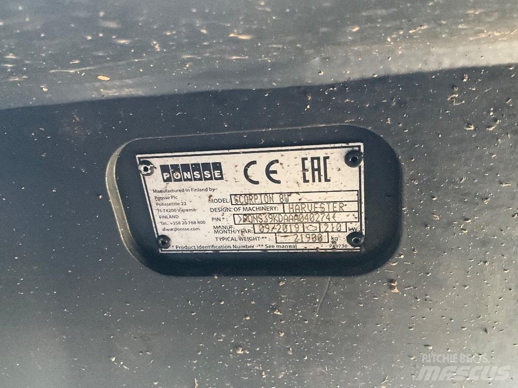 Ponsse Scorpion Θεριζοαλωνιστικές μηχανές