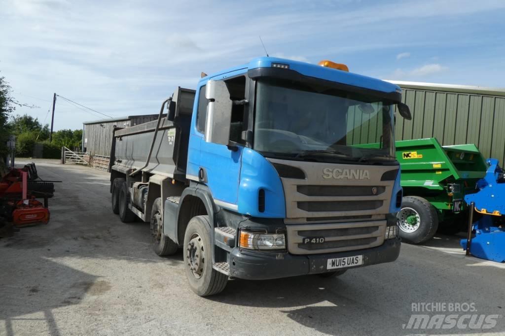 Scania P 410 Φορτηγά Ανατροπή