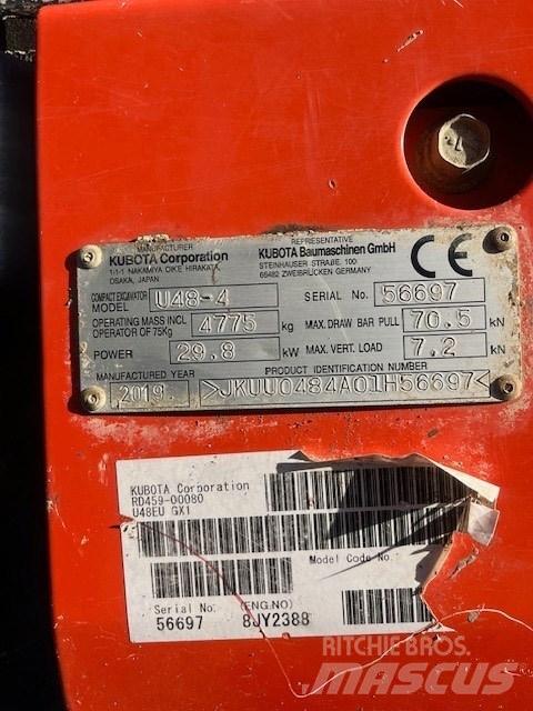 Kubota U 48-4 Εκσκαφάκι (διαβολάκι) < 7t