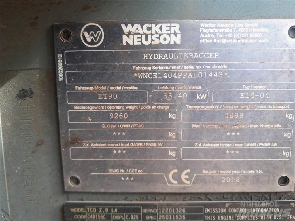 Wacker Neuson ET90 Εκσκαφάκι (διαβολάκι) < 7t
