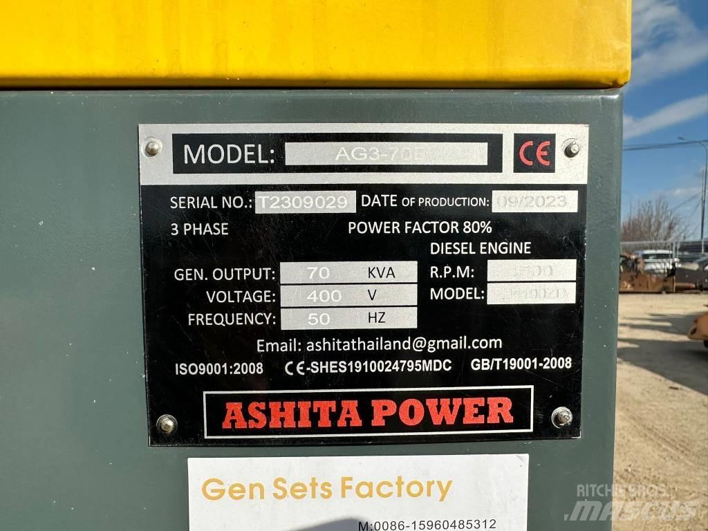 Ashita AG3-70E Γεννήτριες ντίζελ
