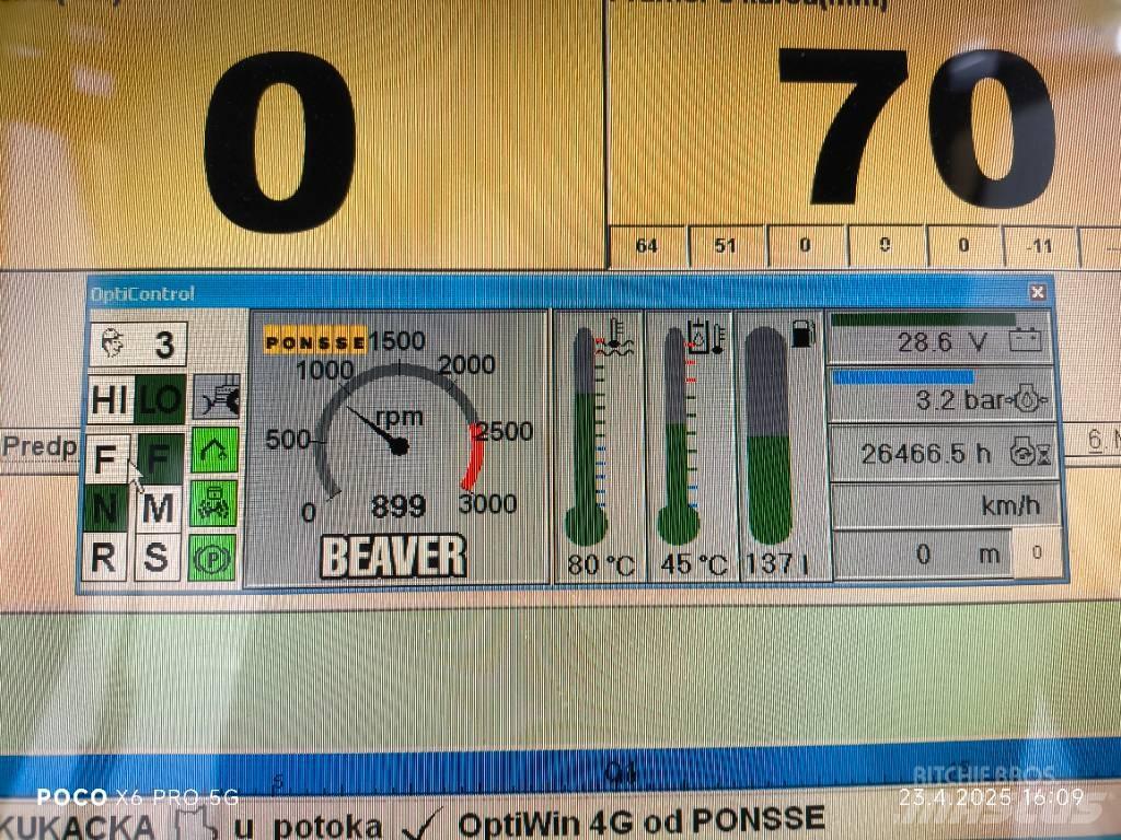 Ponsse Beaver Θεριζοαλωνιστικές μηχανές