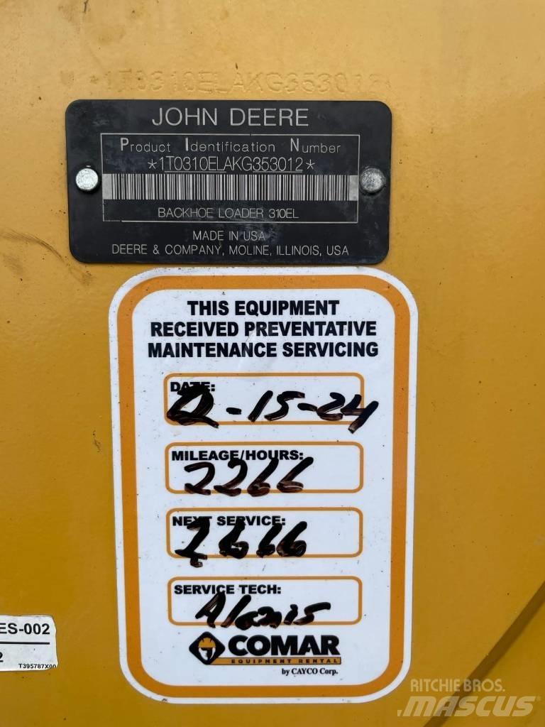 John Deere 310L EP Εκσκαφείς Φορτωτές τύπου JCB