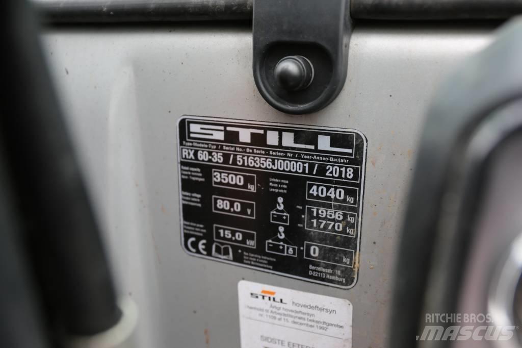 Still RX60-35 Ηλεκτρικά περονοφόρα ανυψωτικά κλαρκ