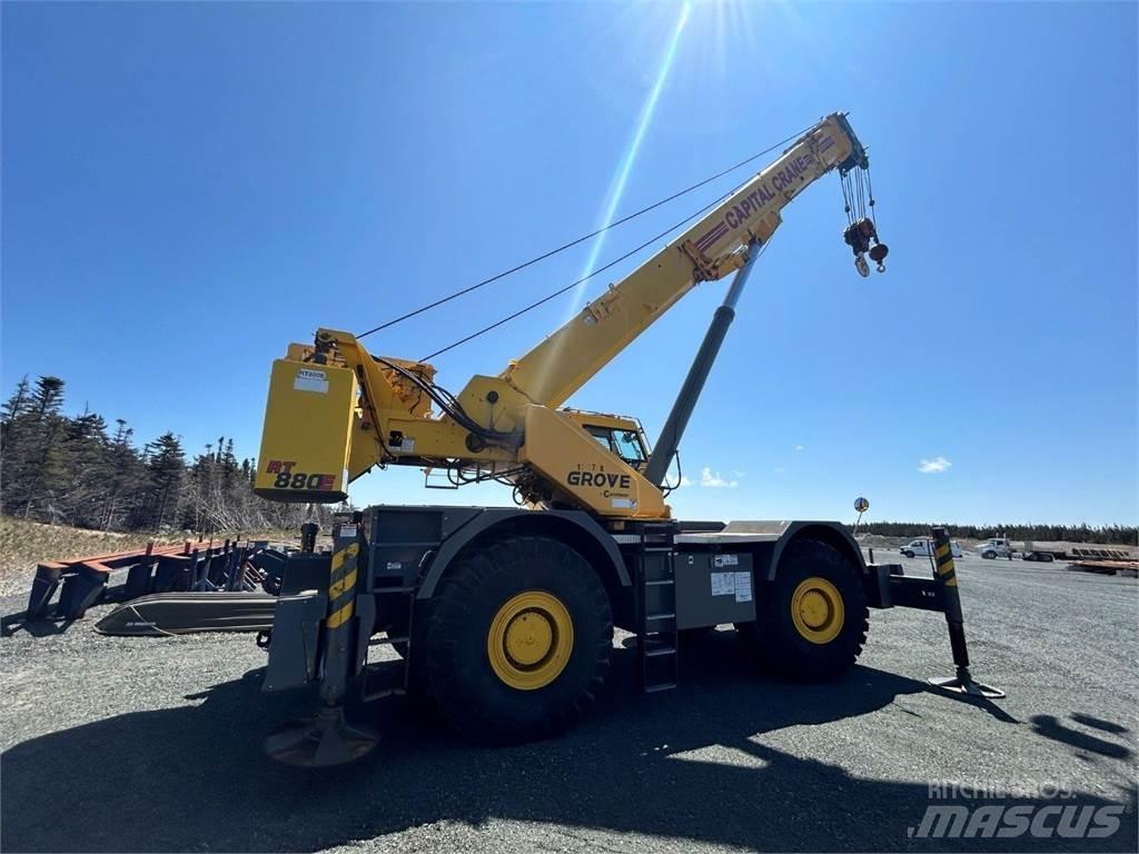 Grove RT880E Γερανοί ανώμαλου εδάφους