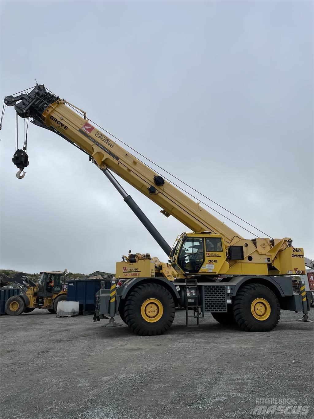 Grove RT890E Γερανοί ανώμαλου εδάφους