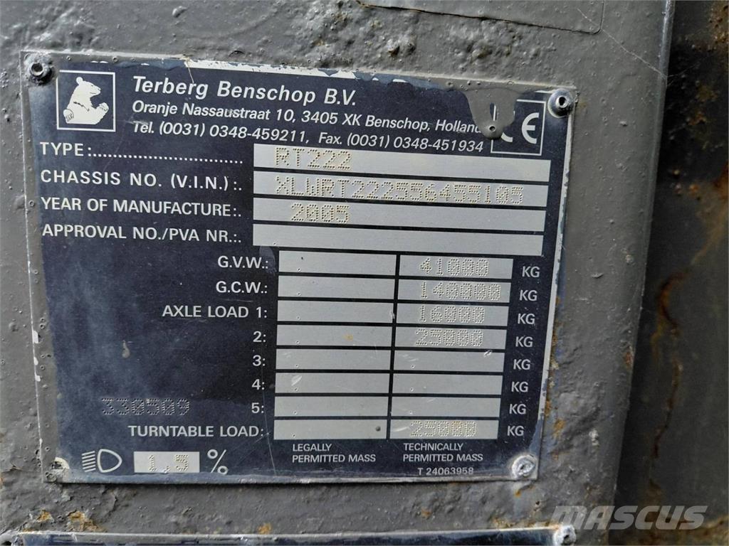 Terberg RT222 Χειρισμός Υλικών - Άλλα