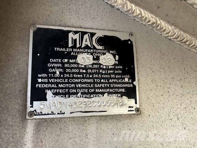 MAC END DUMP Λοιπές ρυμούλκες