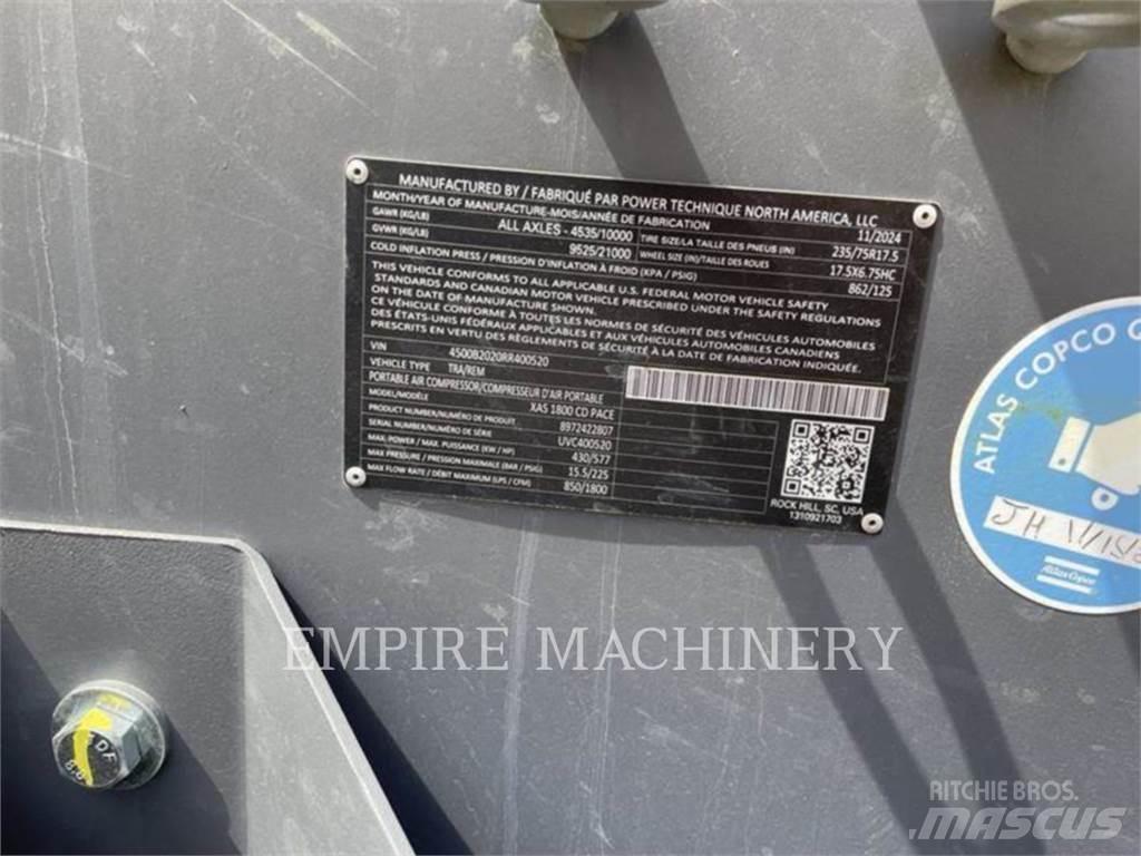 Atlas Copco XAS1800CD Συμπιεστές