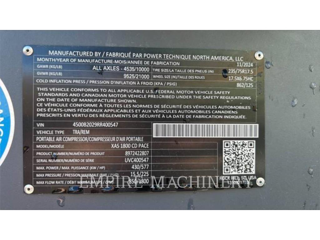 Atlas Copco XAS1800CD Συμπιεστές