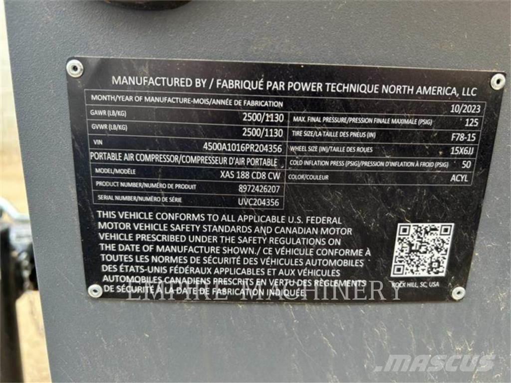 Atlas Copco XAS188CD Συμπιεστές