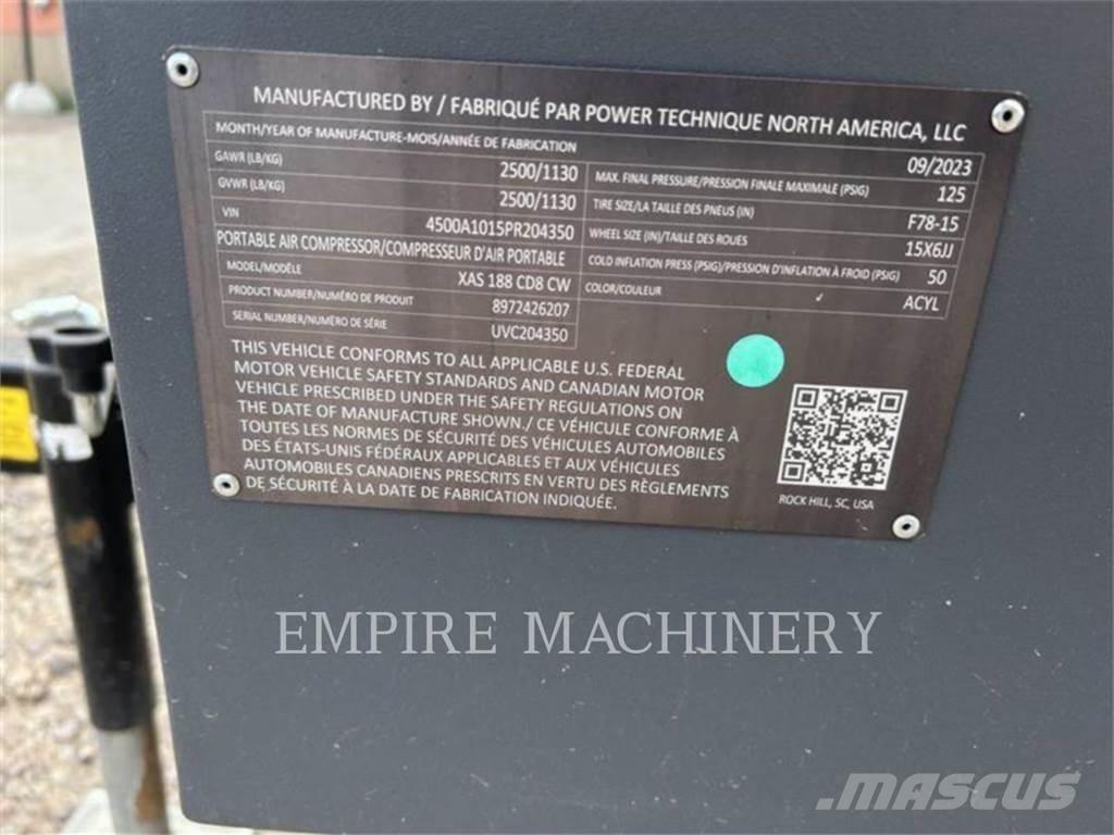 Atlas Copco XAS188CD Συμπιεστές