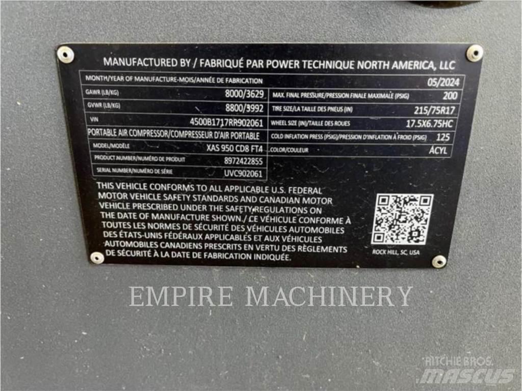 Atlas Copco XAS950CD Συμπιεστές