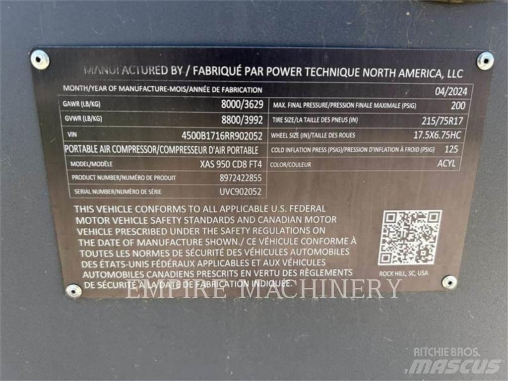 Atlas Copco XAS950CD Συμπιεστές