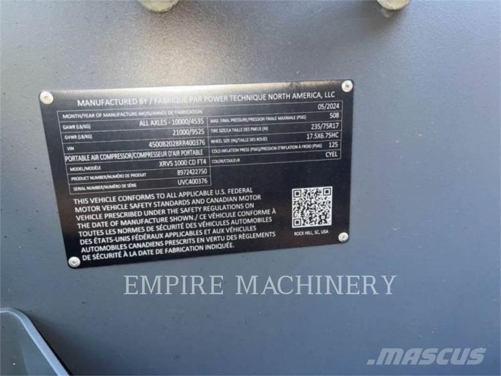 Atlas Copco XRVS1000CD Συμπιεστές