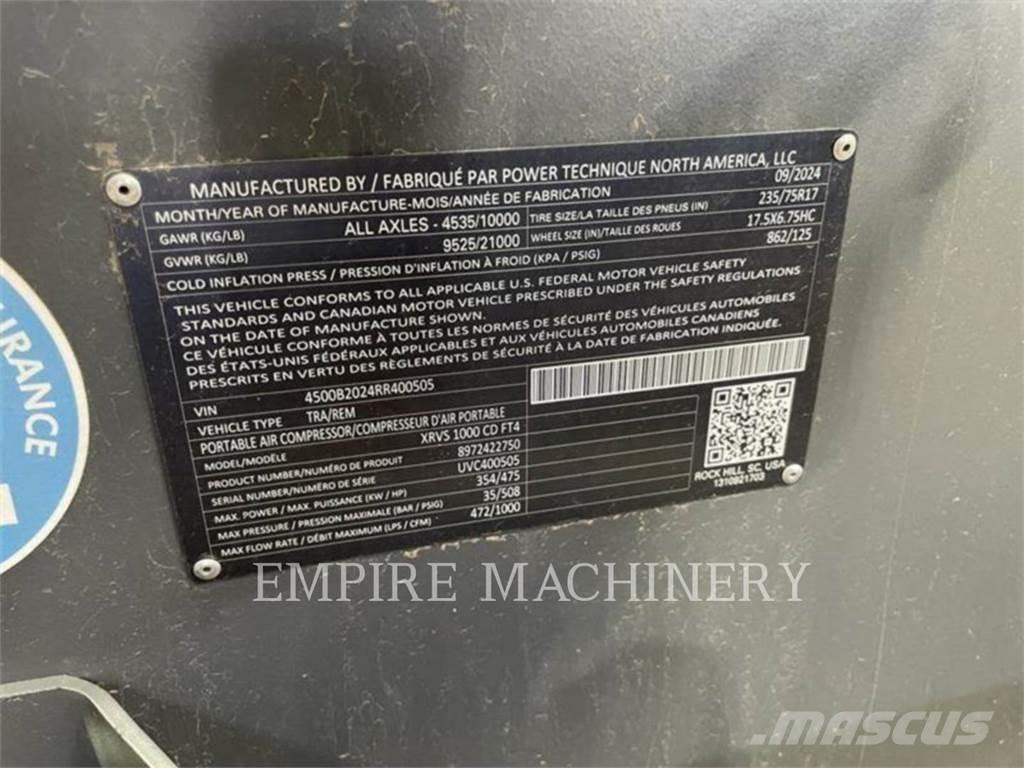 Atlas Copco XRVS1000CD Συμπιεστές
