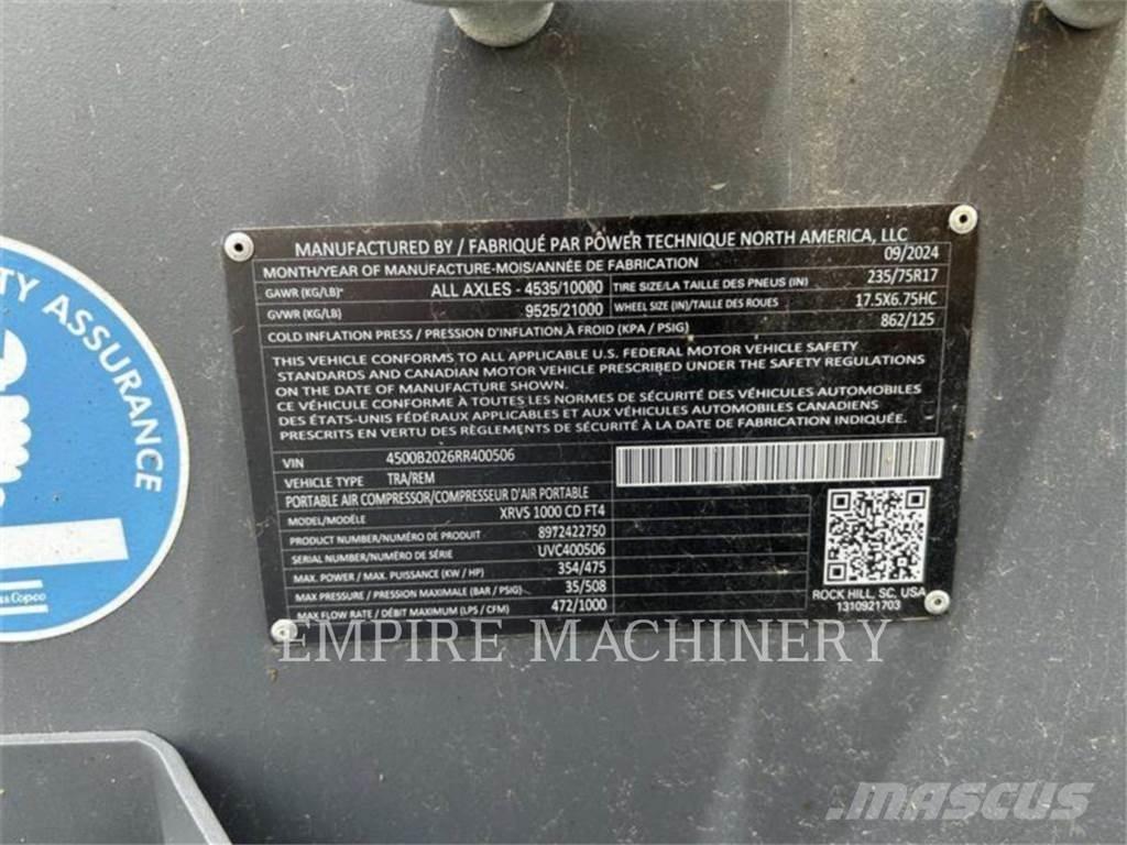 Atlas Copco XRVS1000CD Συμπιεστές