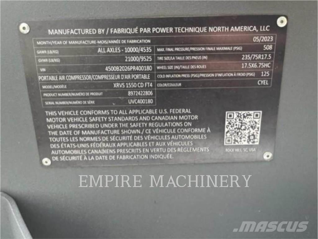 Atlas Copco XRVS1550CD Συμπιεστές