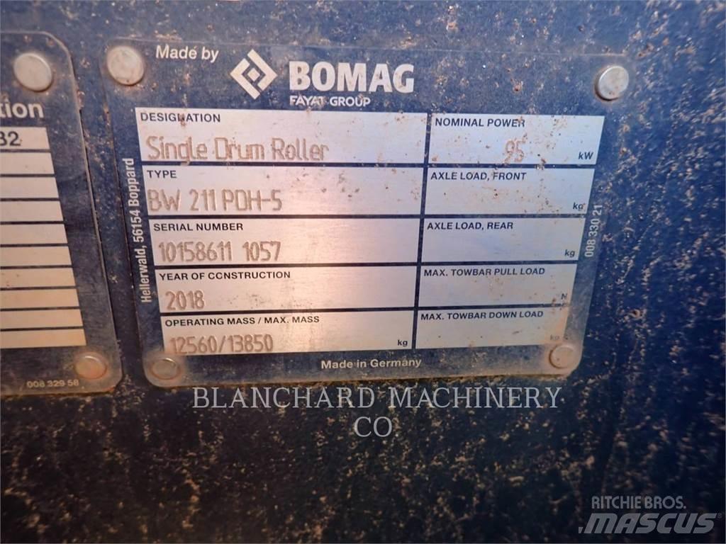Bomag BW211PHD-5 Κύλινδροι συμπίεσης εδάφους