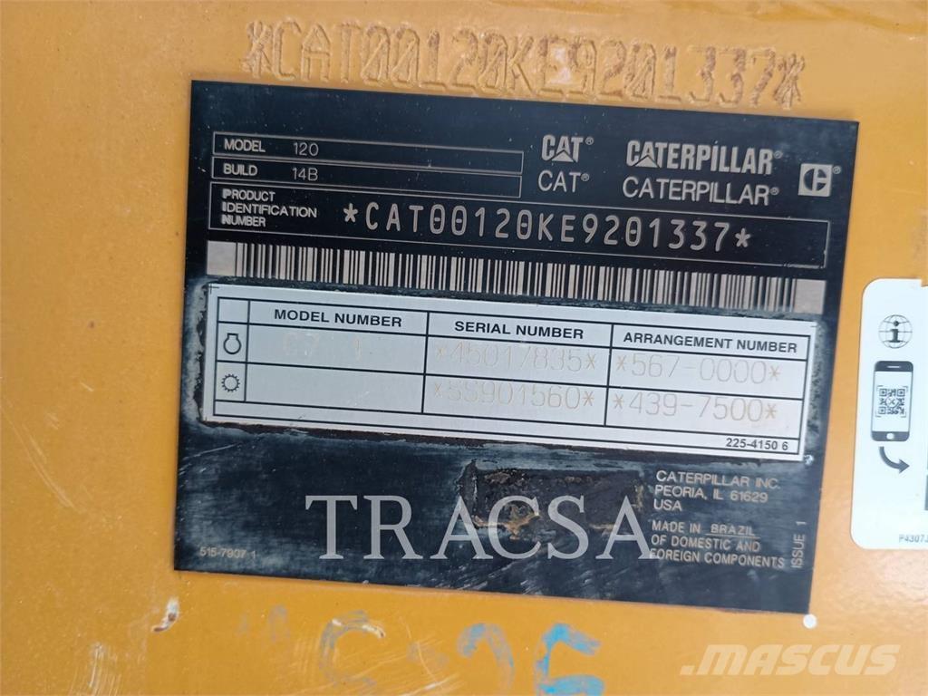 CAT 120 Γκρέιντερς
