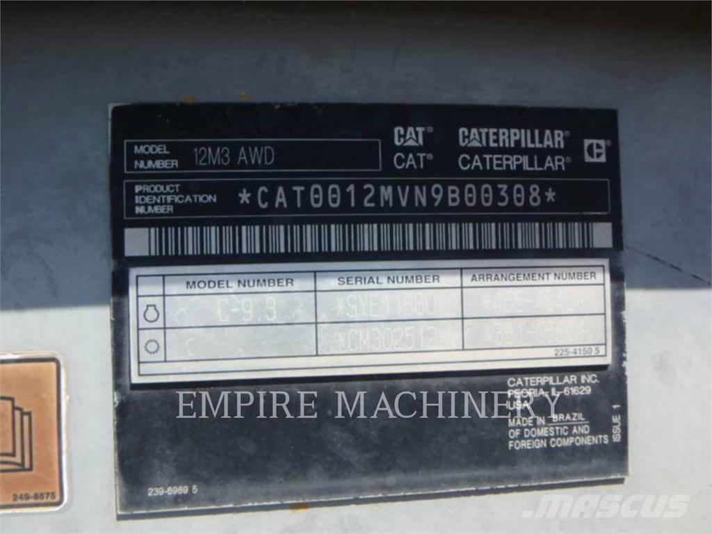 CAT 12M3 AWD Γκρέιντερς