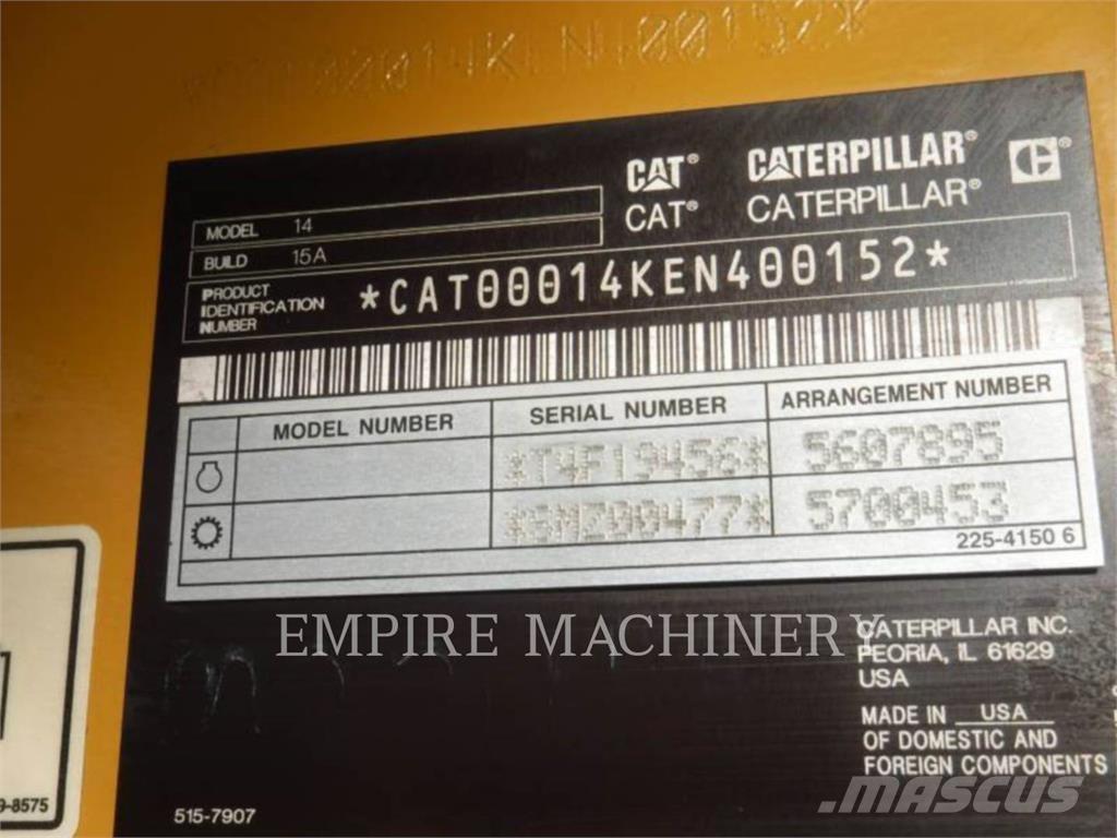 CAT 14-15 Γκρέιντερς