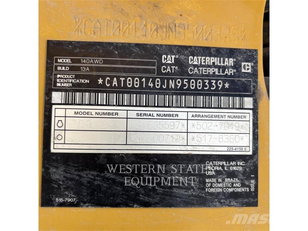 CAT 140 Γκρέιντερς