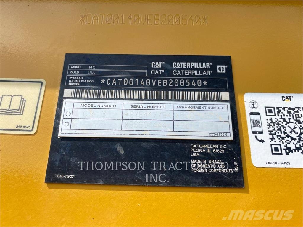 CAT 140 Γκρέιντερς