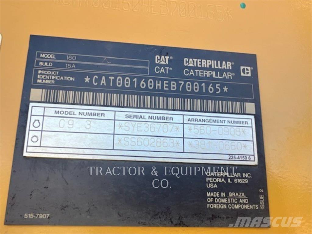 CAT 160-15AWD Γκρέιντερς