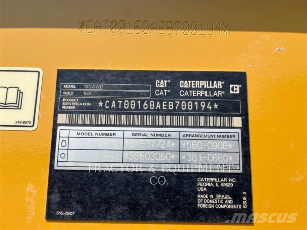 CAT 160 AWD Γκρέιντερς