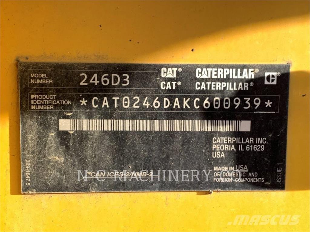 CAT 246D3 H3CB Φορτωτάκια