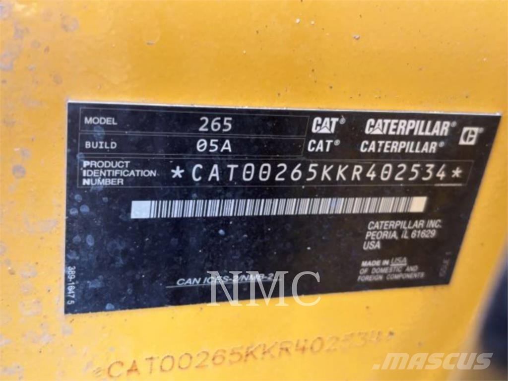 CAT 265-05 Φορτωτές με ερπύστριες