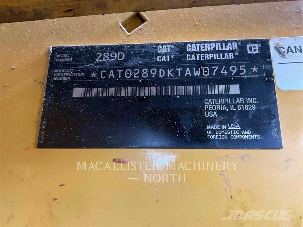 CAT 289D A2Q Φορτωτάκια