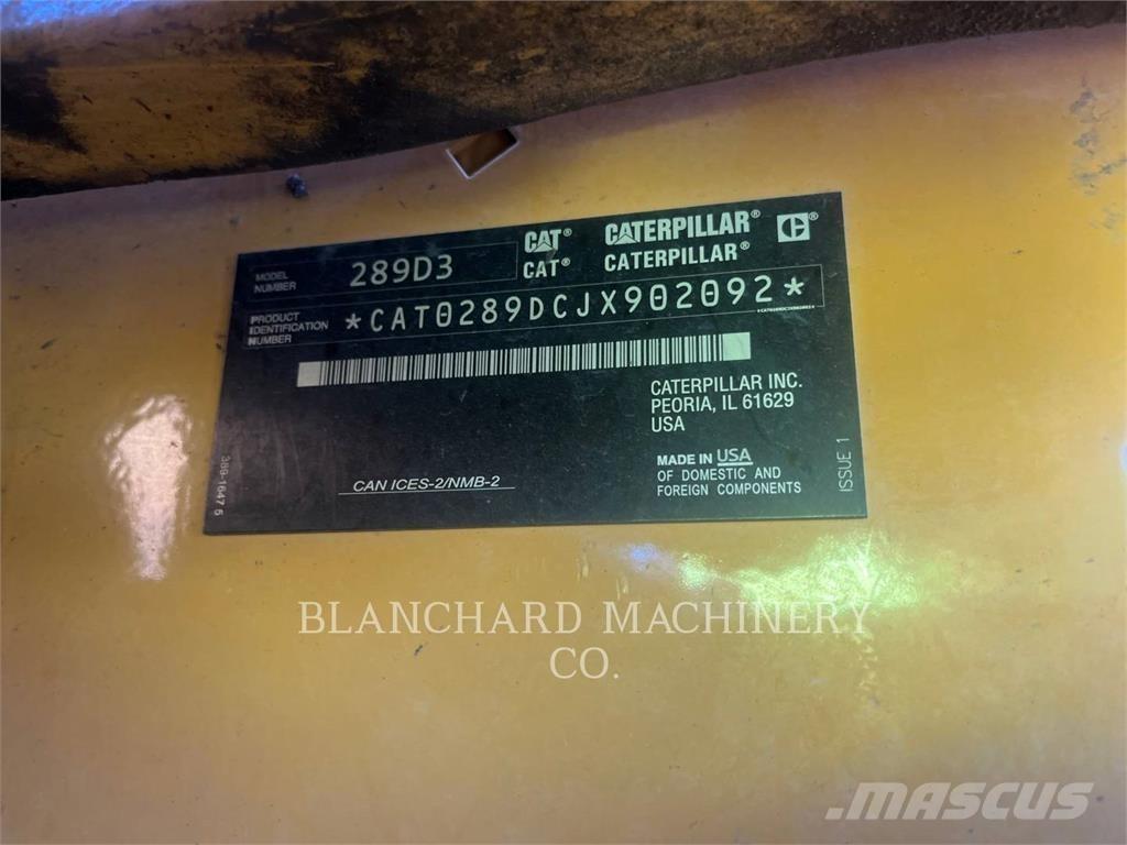 CAT 289D3 Φορτωτές με ερπύστριες