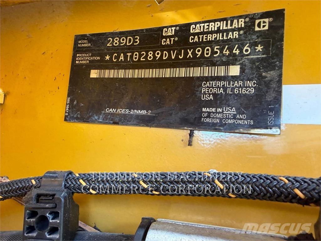 CAT 289D3 Φορτωτές με ερπύστριες