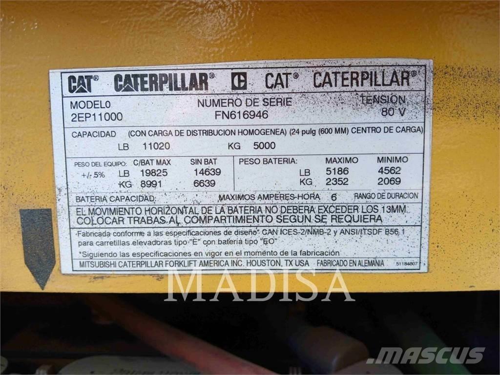 CAT 2EP11000 Ηλεκτρικά περονοφόρα ανυψωτικά κλαρκ