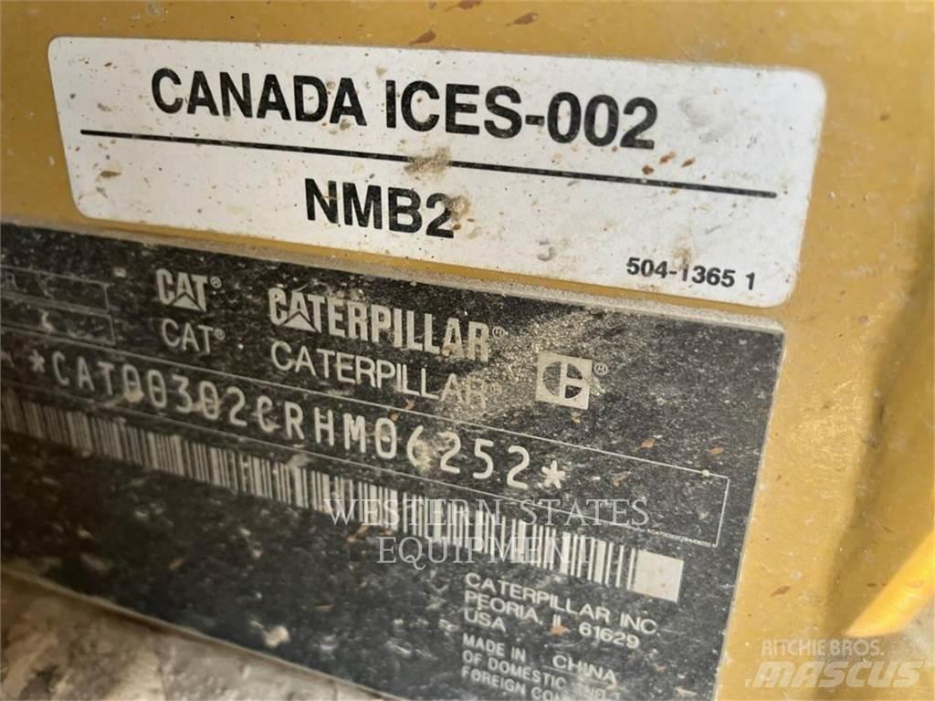 CAT 302 Εκσκαφείς με ερπύστριες