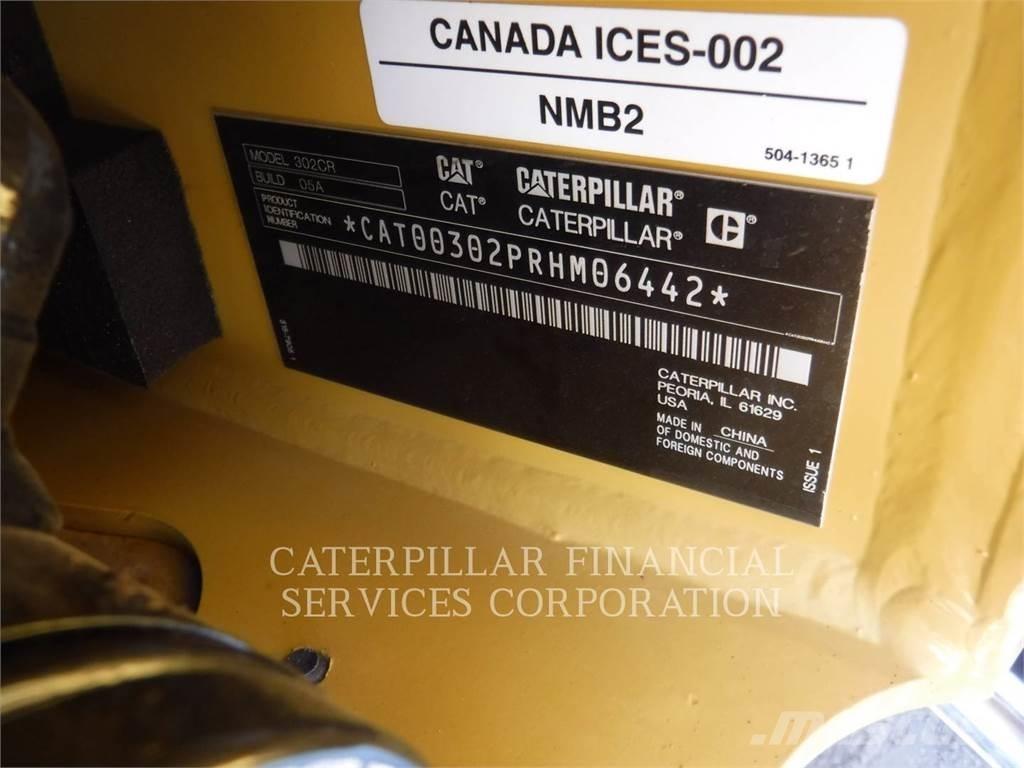 CAT 302-05CR Εκσκαφείς με ερπύστριες