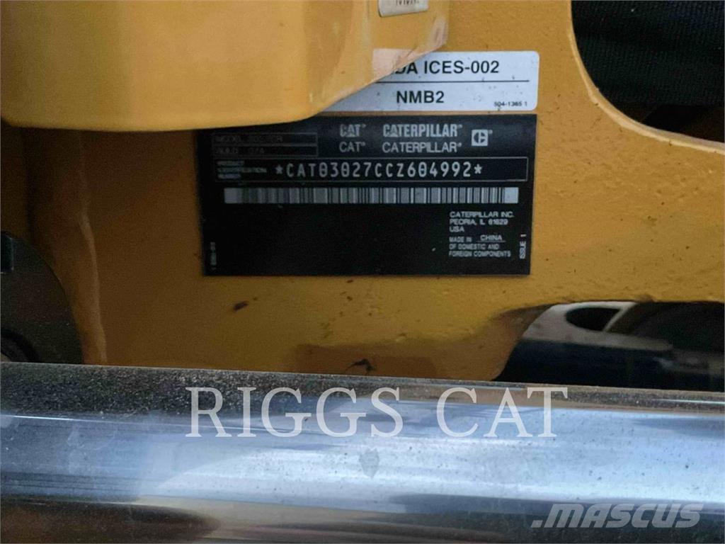 CAT 302.707CR Εκσκαφείς με ερπύστριες