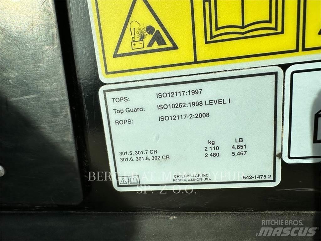 CAT 302CR Εκσκαφείς με ερπύστριες